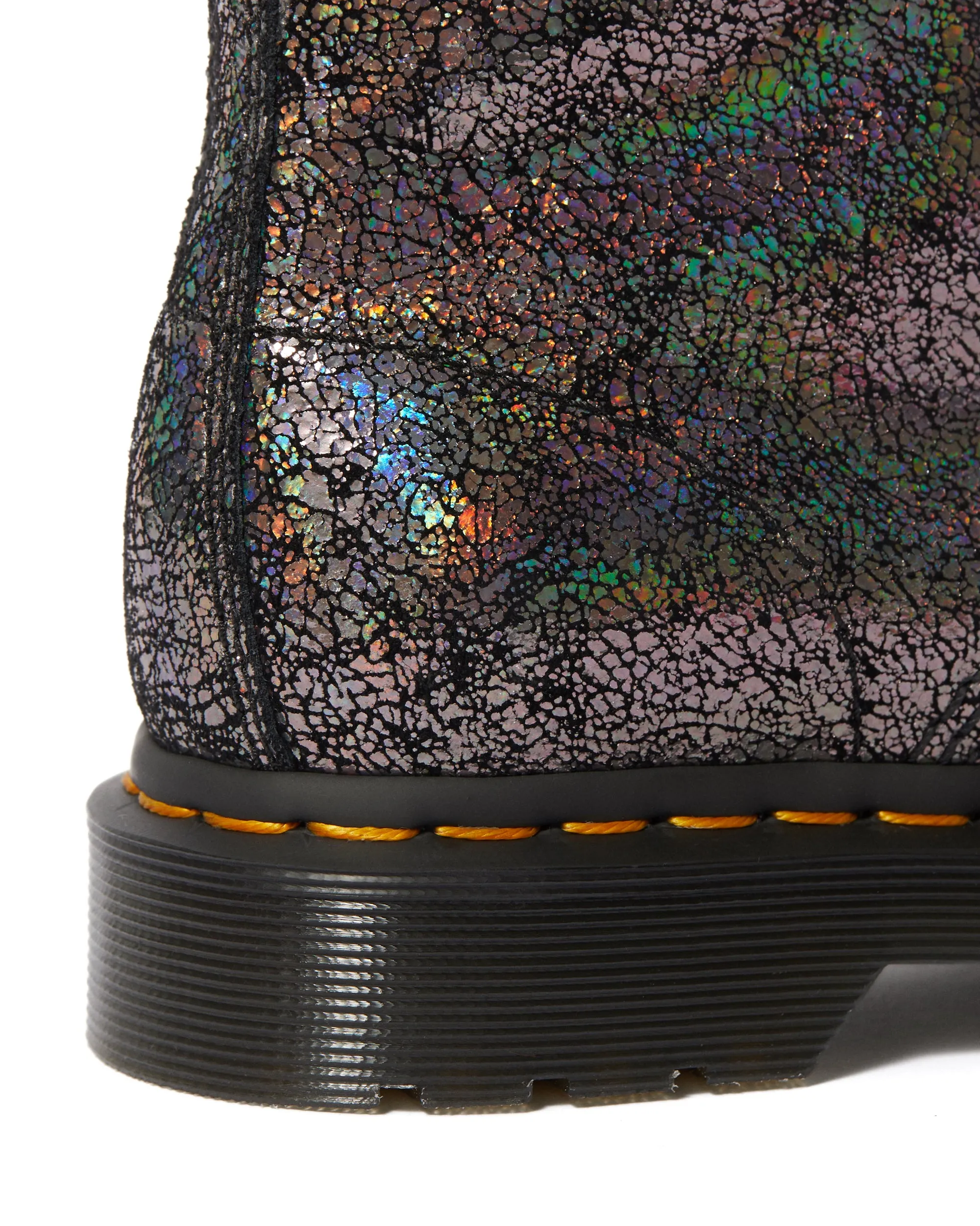 1460 Pascal Gunmetal Iridescent Crackle Boots