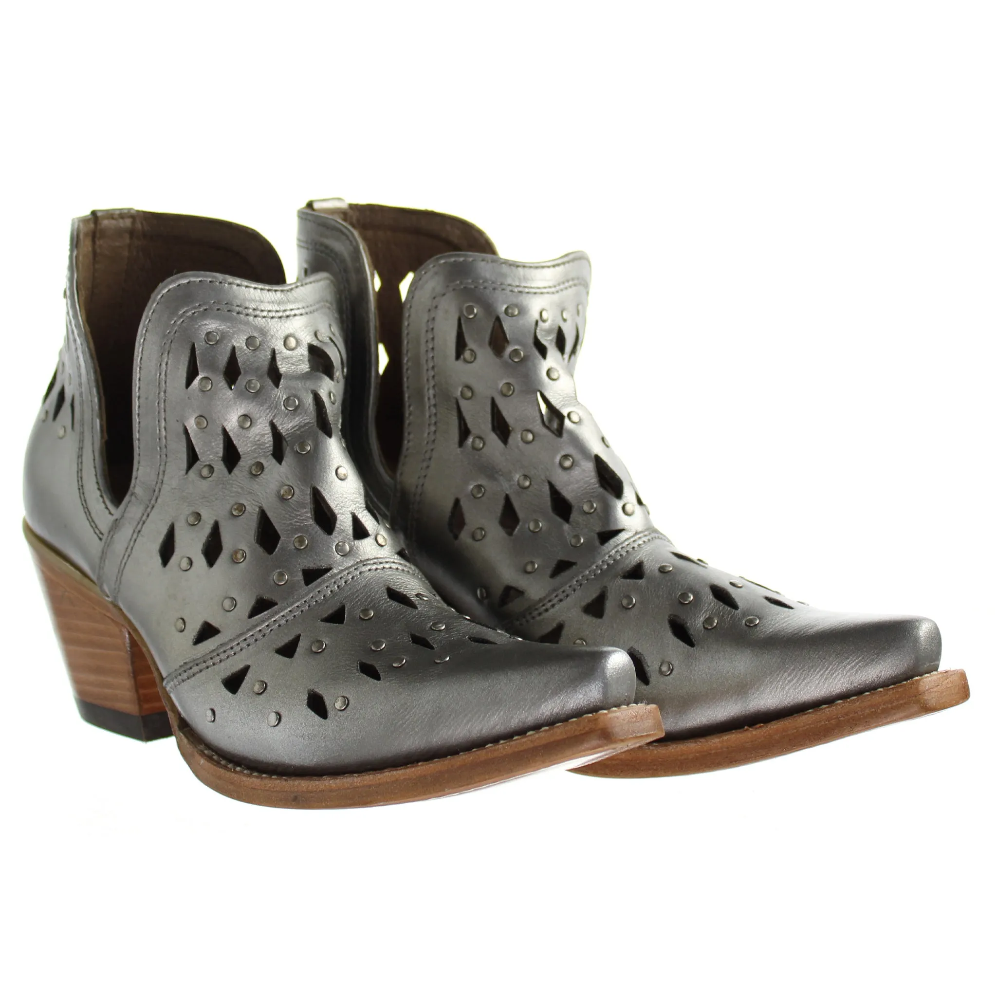 Ariat Dixon Studded Womens Silver Boots