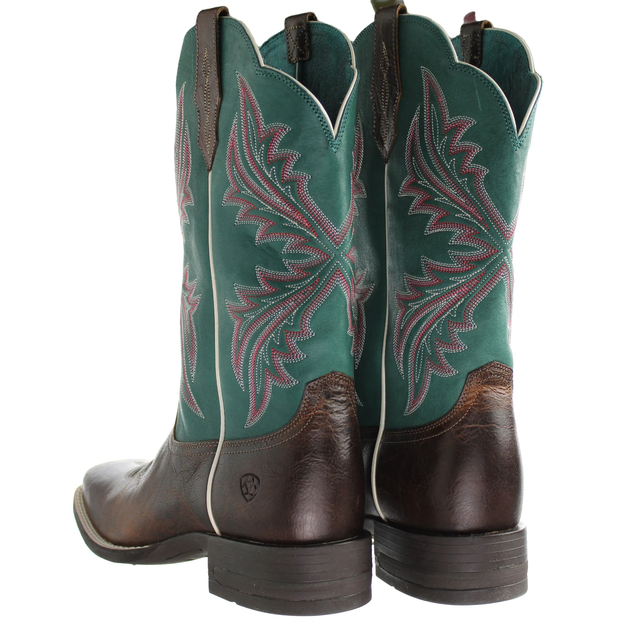 Ariat West Borund Womens Brown/Blue Boots