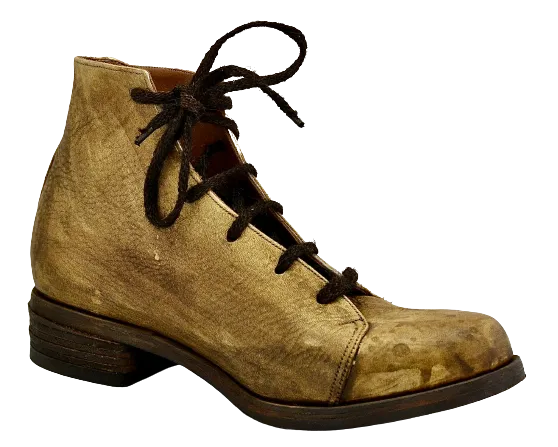 Asym derby boot  |  Clay stain | Yak