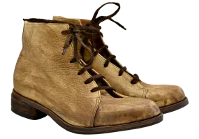 Asym derby boot  |  Clay stain | Yak