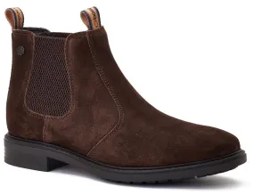 Base London Nelson Mens Suede Leather Chelsea Boot