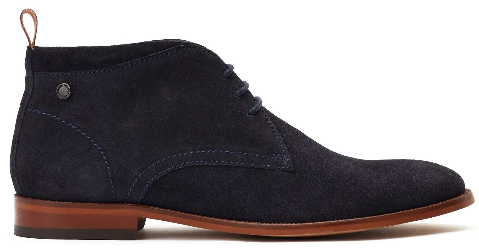 Base London Nolan Mens Suede Leather Chukka Boot