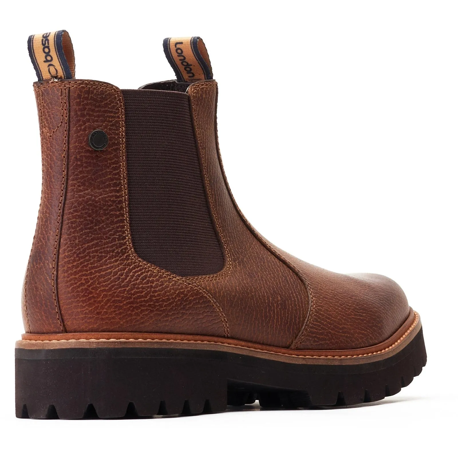 Base London Ragnar Tumbled Mens Leather Chelsea Boot