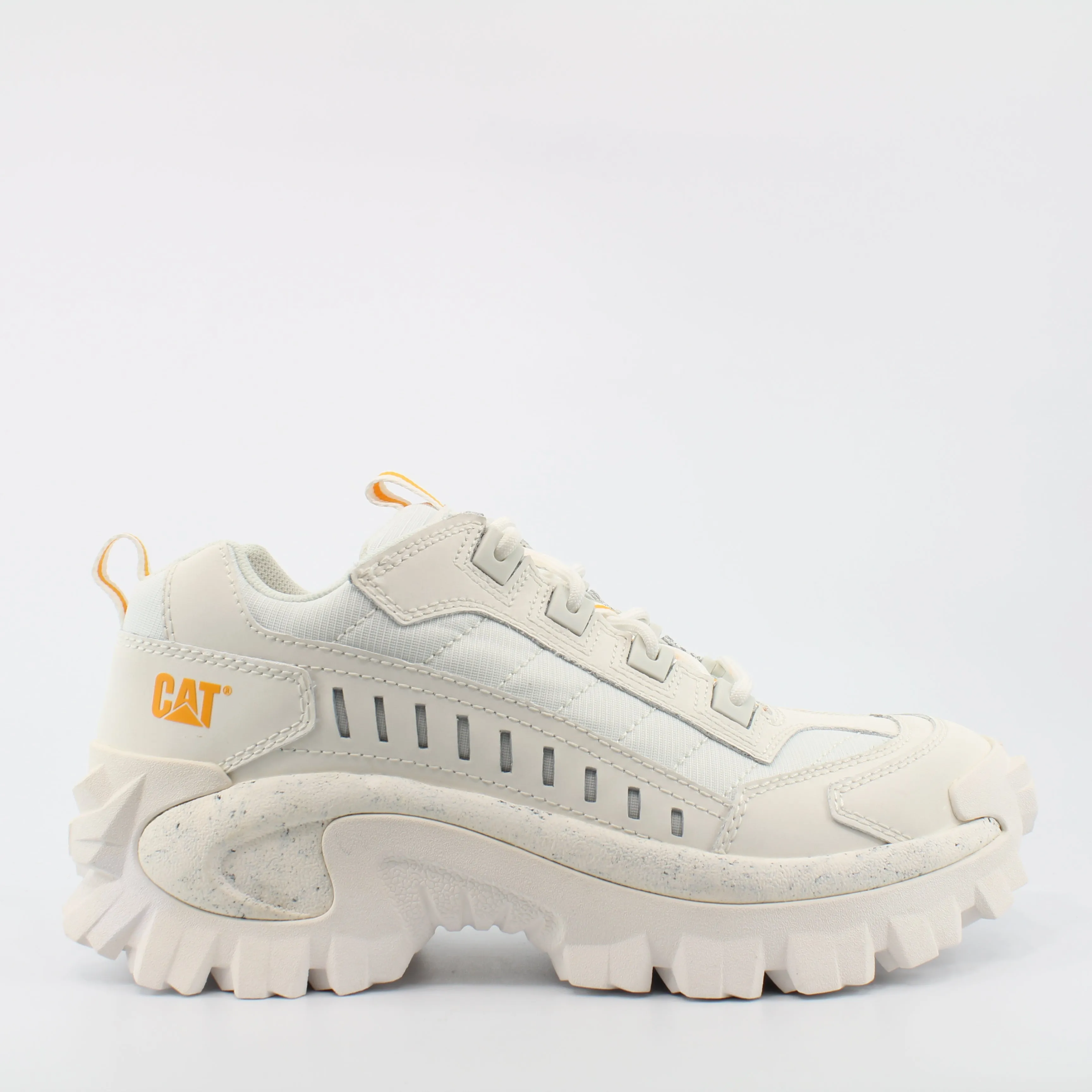 Caterpillar Intruder White Synthetic Lace Up Shoes P723987