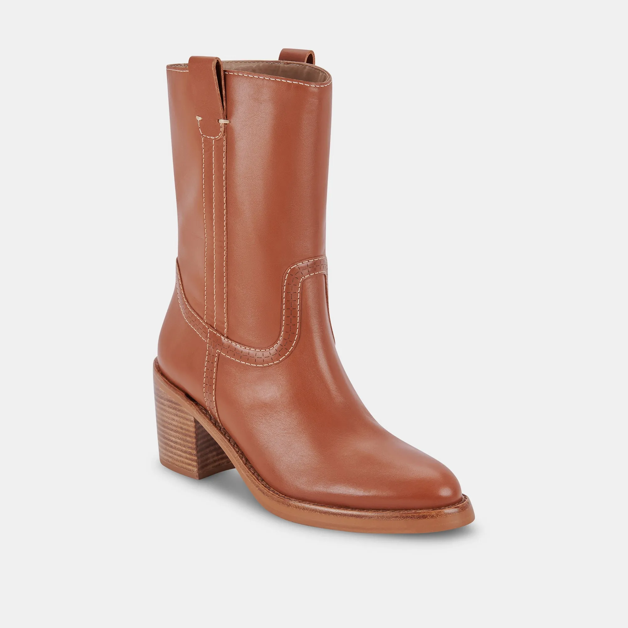 COLETE BOOTS COGNAC LEATHER