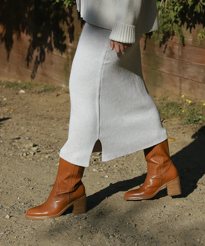 COLETE BOOTS COGNAC LEATHER