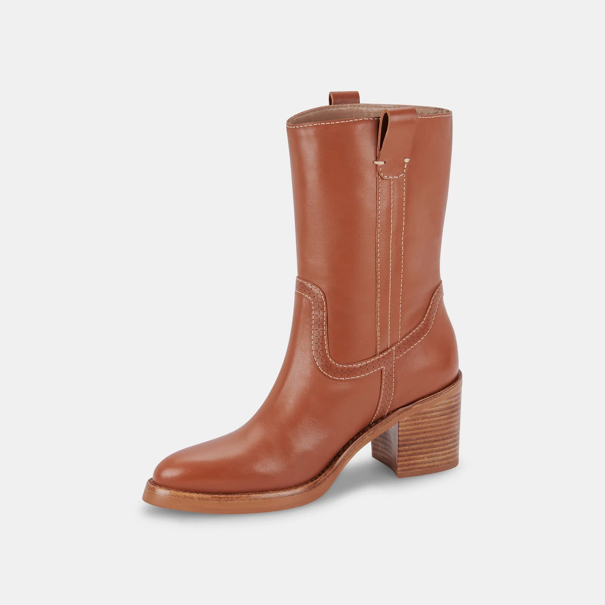 COLETE BOOTS COGNAC LEATHER