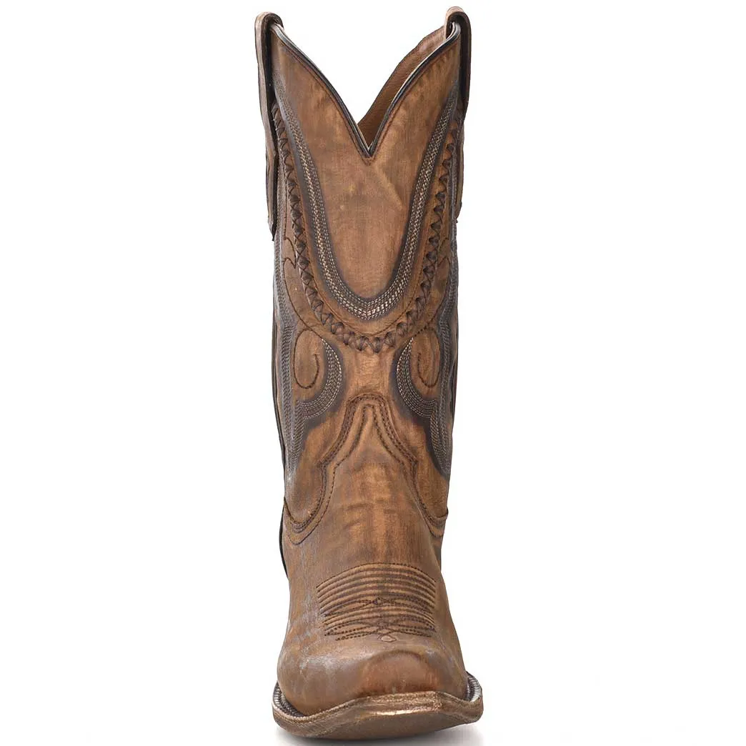 Corral Boot Co. Men's Embroidered X-Stitch Cowboy Boots