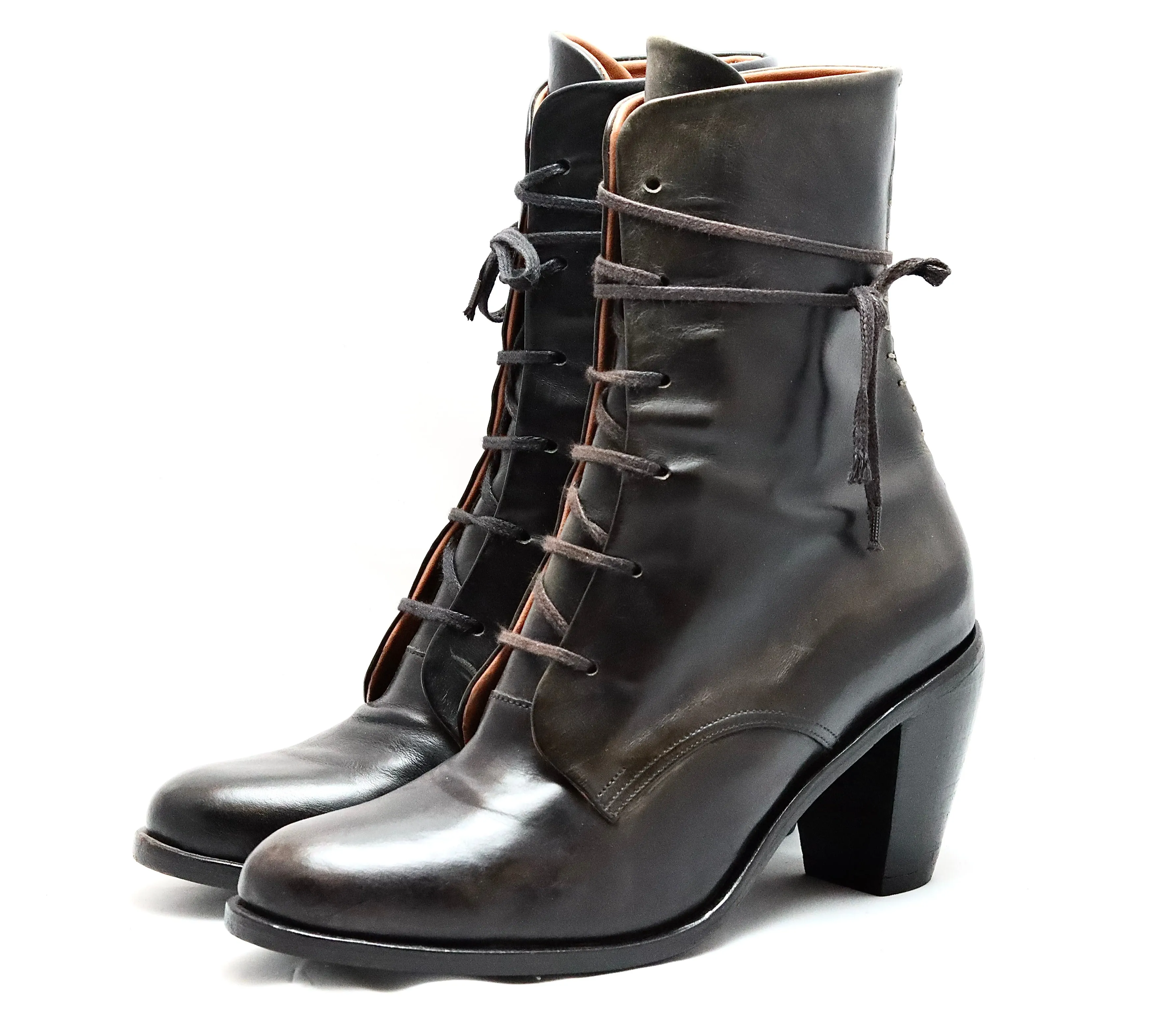 Derby Boot heel   | Black | Cordovan