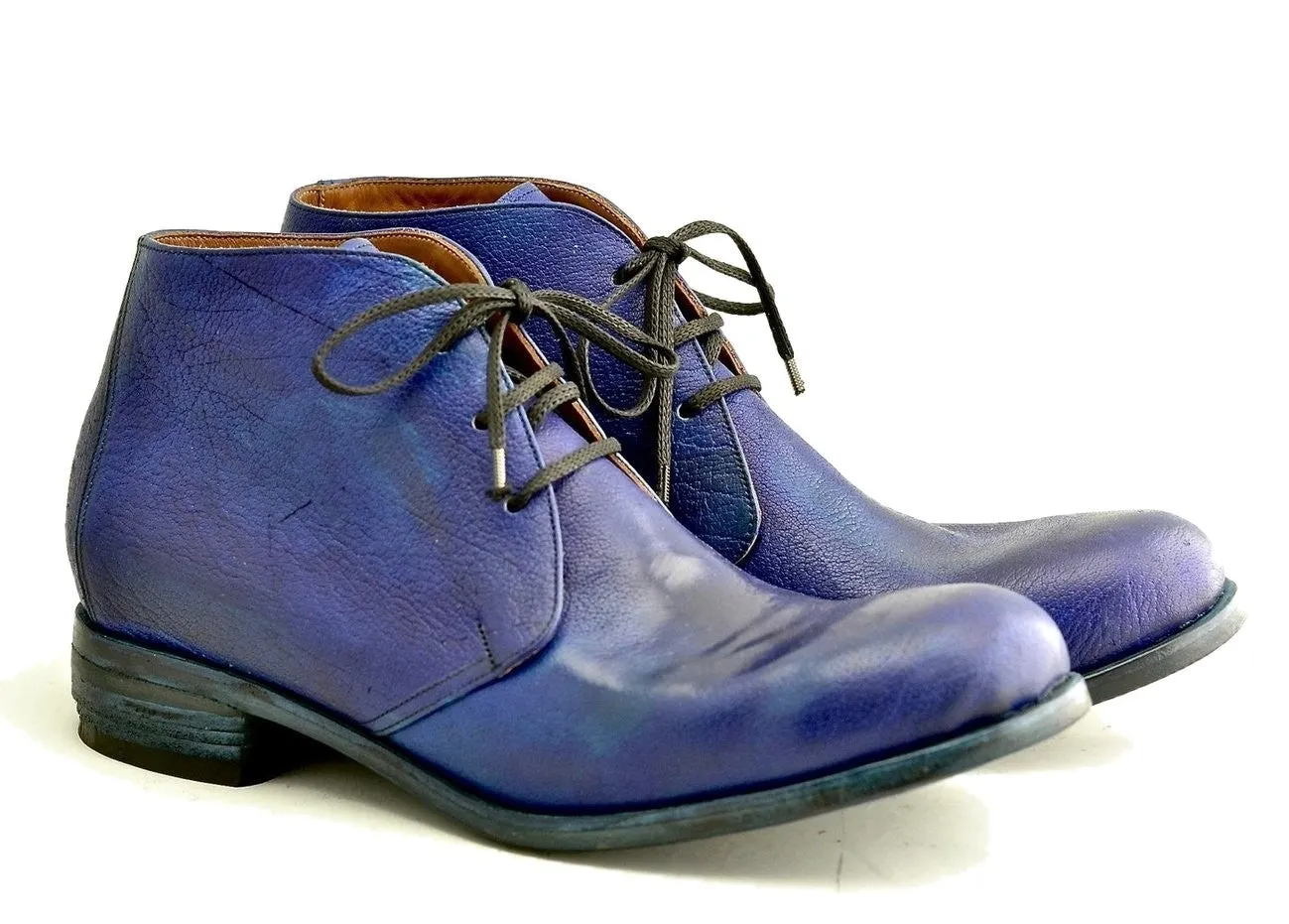 Desert Boot  |  Midnight blue bison