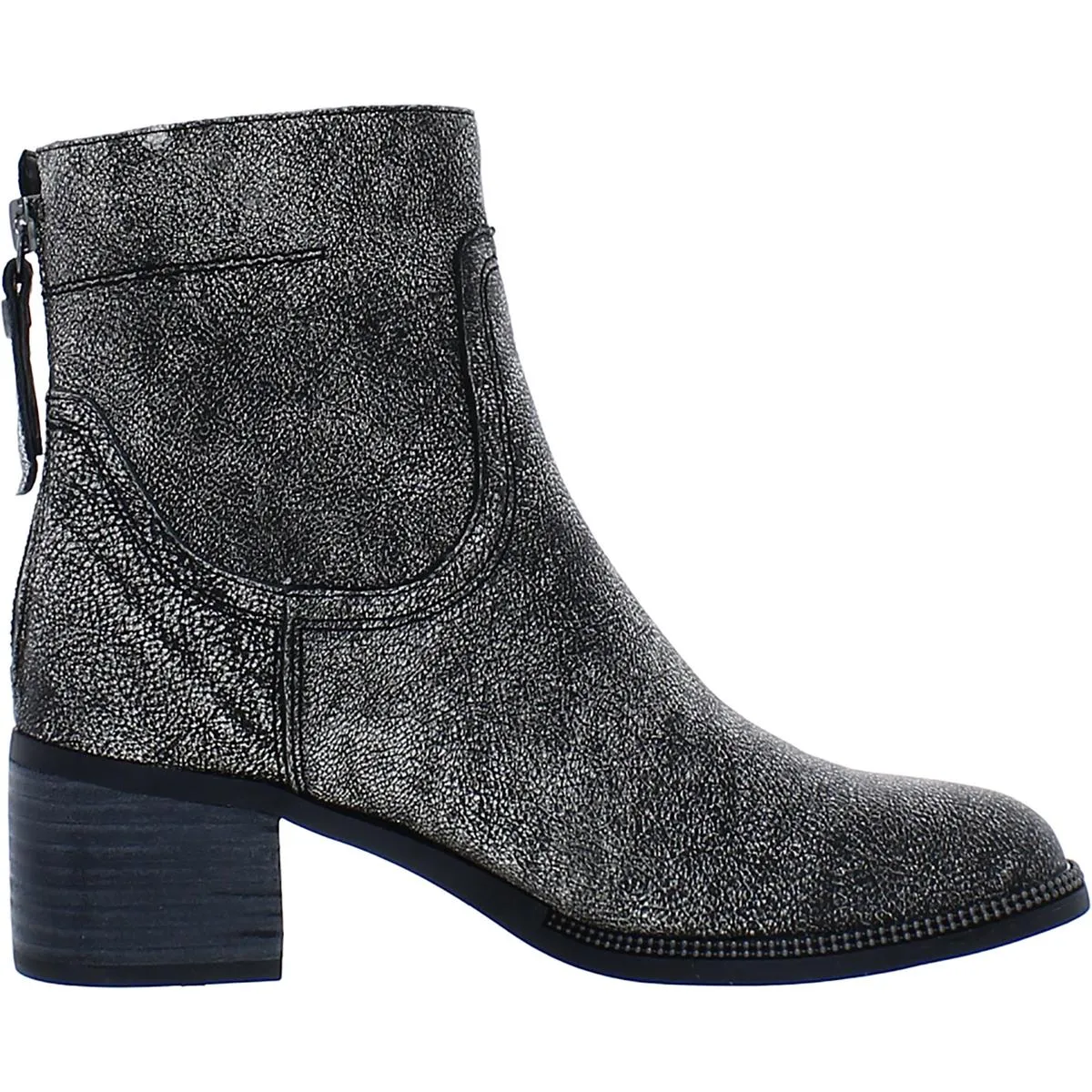 Franco Sarto Womens Liliana Leather Chunky Block Heel Ankle Boots - Stylish and Versatile Footwear for Every Occasion