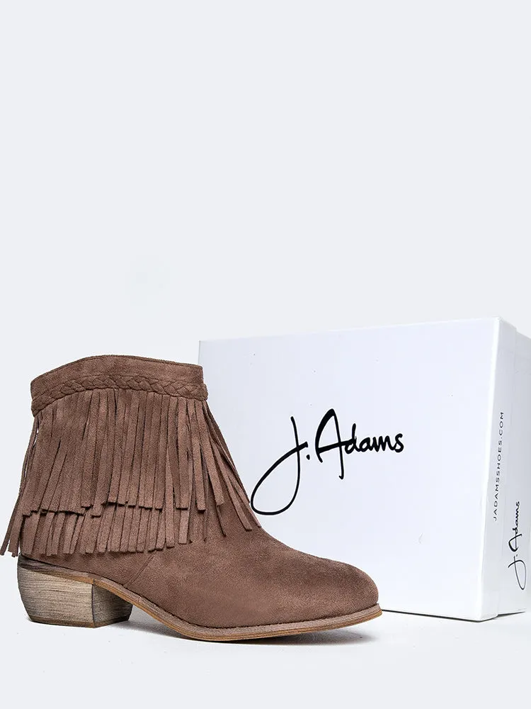 Fringe Ankle Bootie