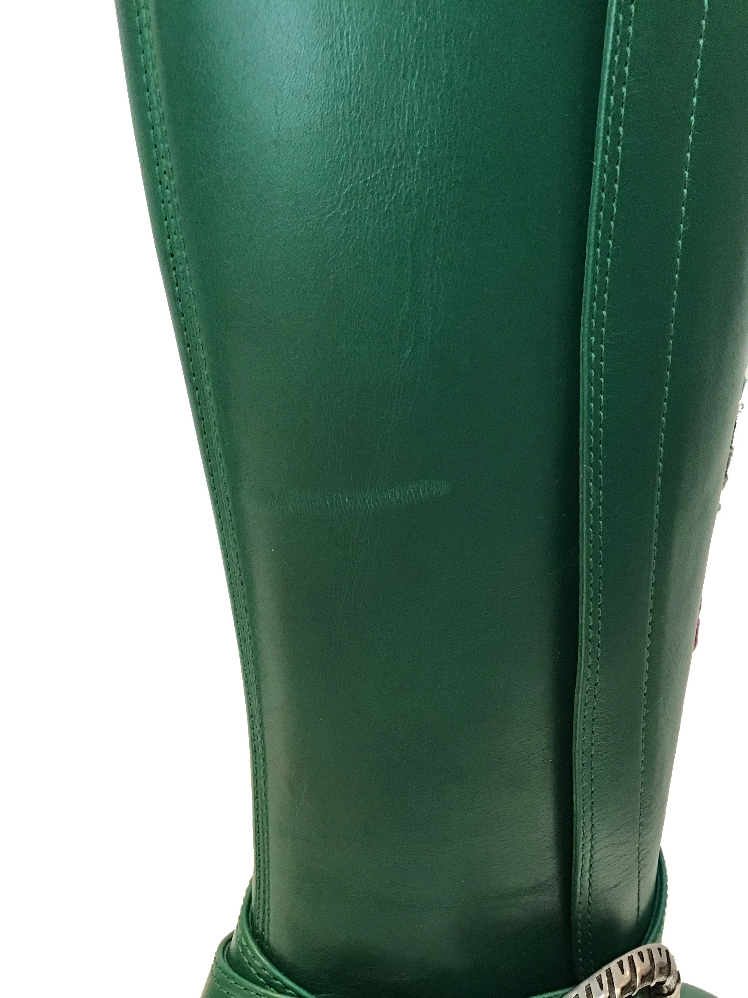 Gucci Dionysus Embroidered Knee Boots Size 7.5