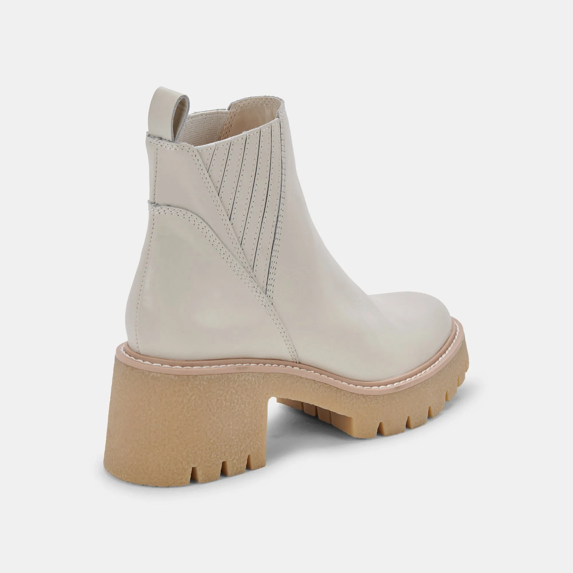 HARTE H2O BOOTS IVORY LEATHER