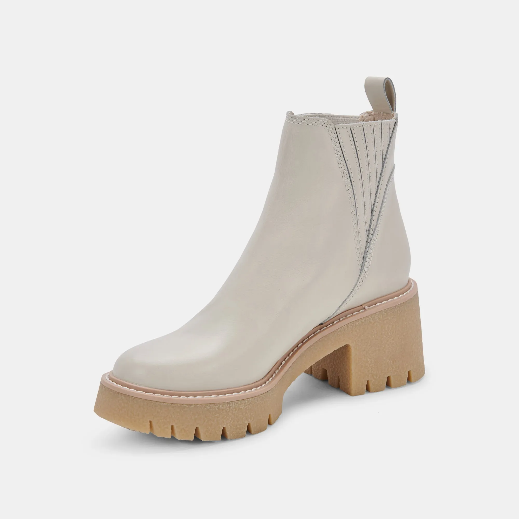 HARTE H2O BOOTS IVORY LEATHER