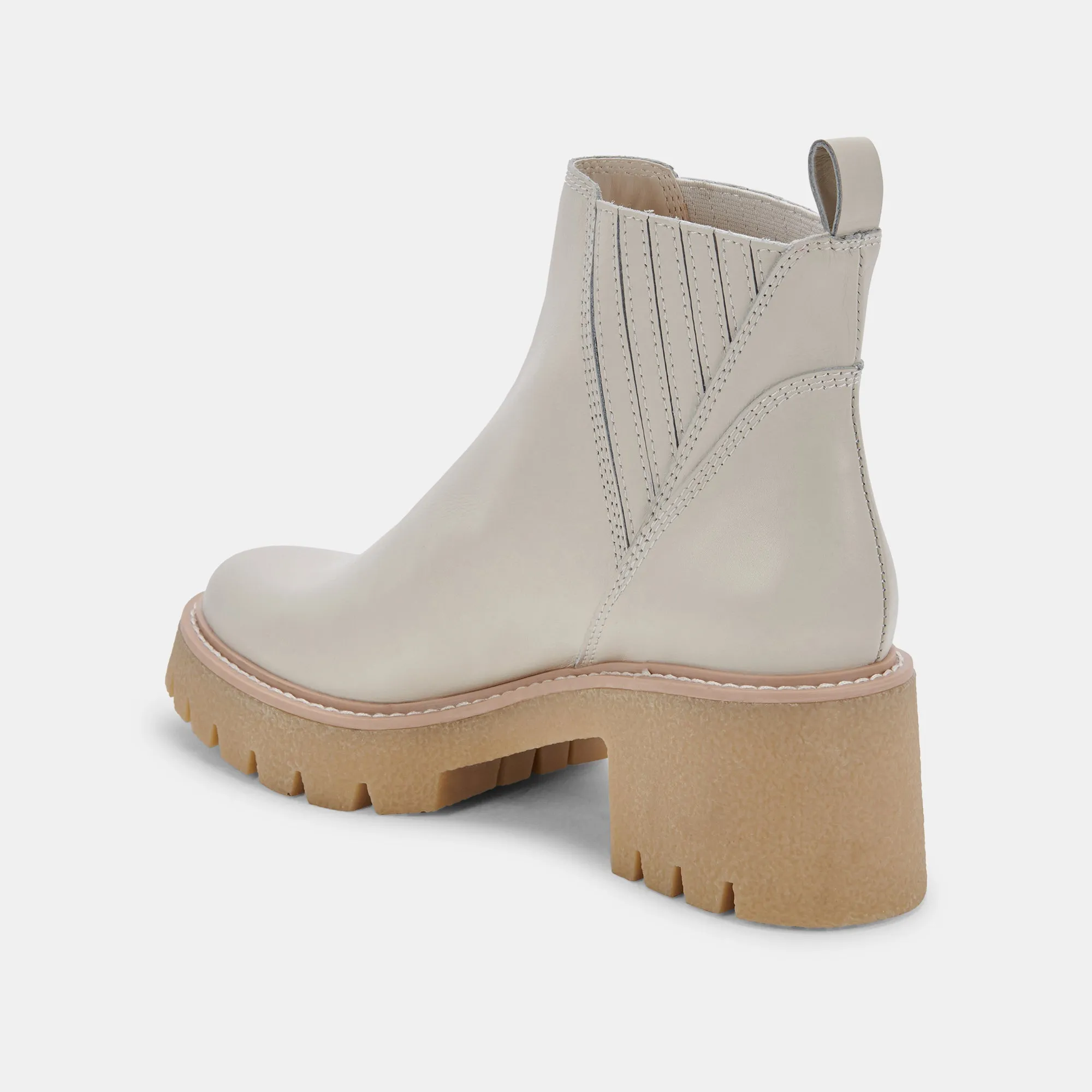 HARTE H2O BOOTS IVORY LEATHER