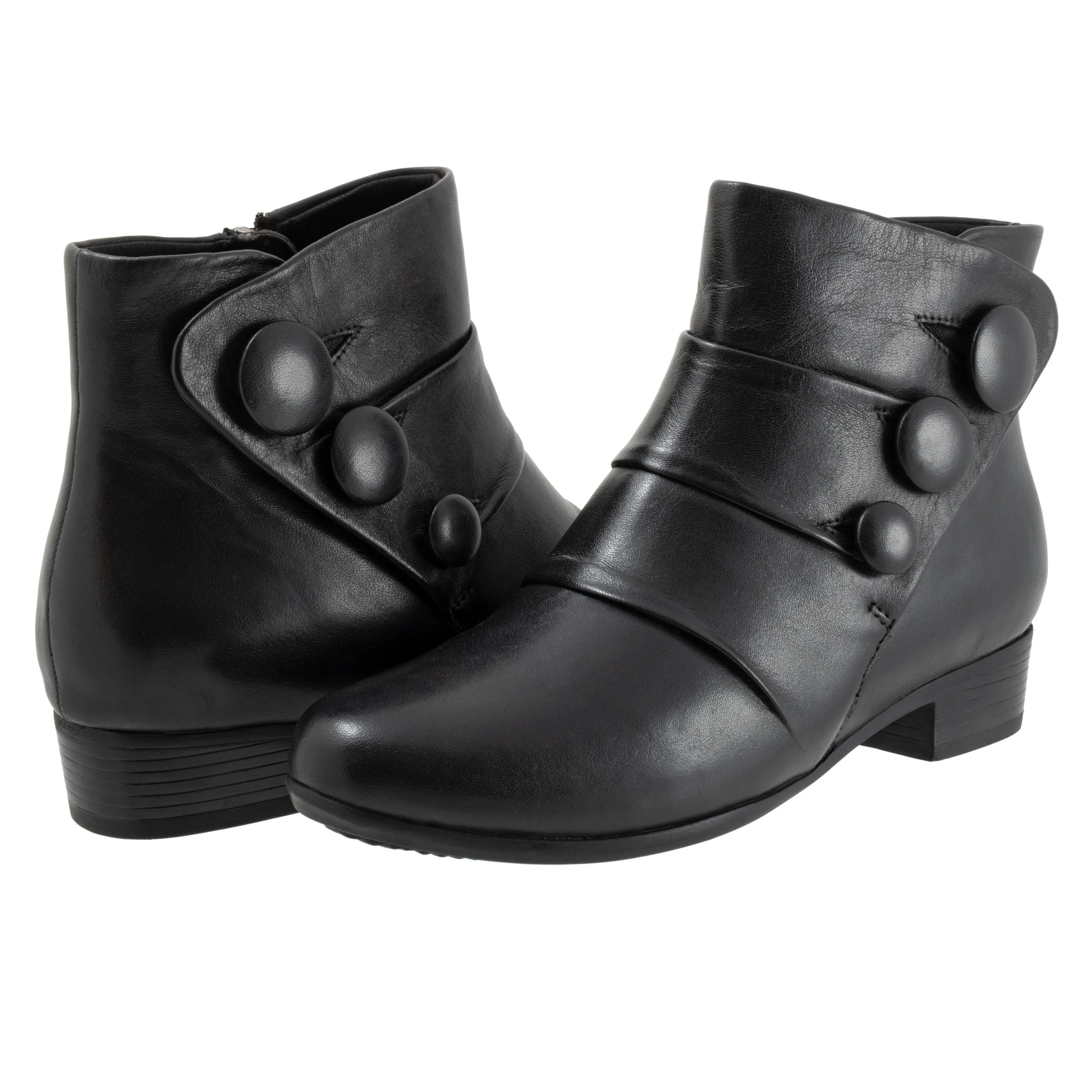 Mila Black Ankle Boots