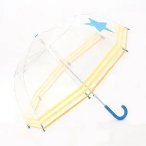 Pluie Pluie Boys Transparent Star and Striped Umbrella