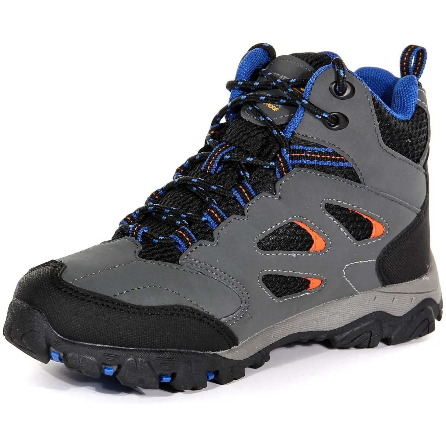 Regatta Holcombe Mid Waterproof Junior Walking Boots - Grey