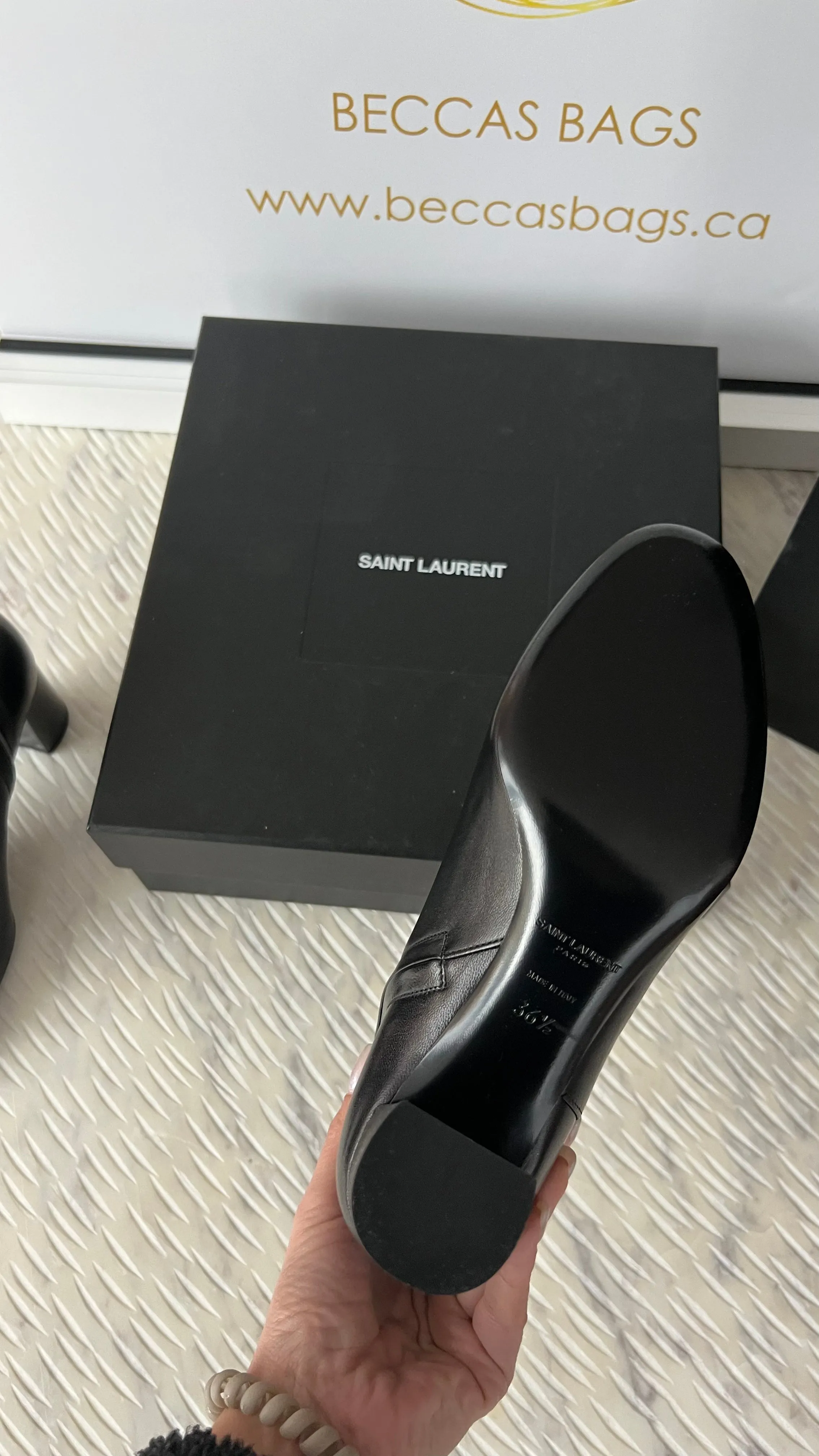 Saint Laurent Lou Ankle Boots