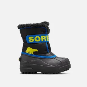 Sorel Black/Super Blue Snow Commander Toddler Boot