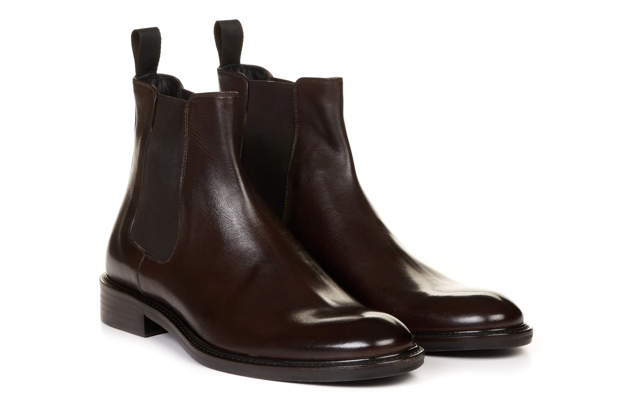 The Gian Carlo Chelsea Boot - Dark Brown Chocolate