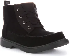 Ugg Australia K Chelham In Black Suede For Kids