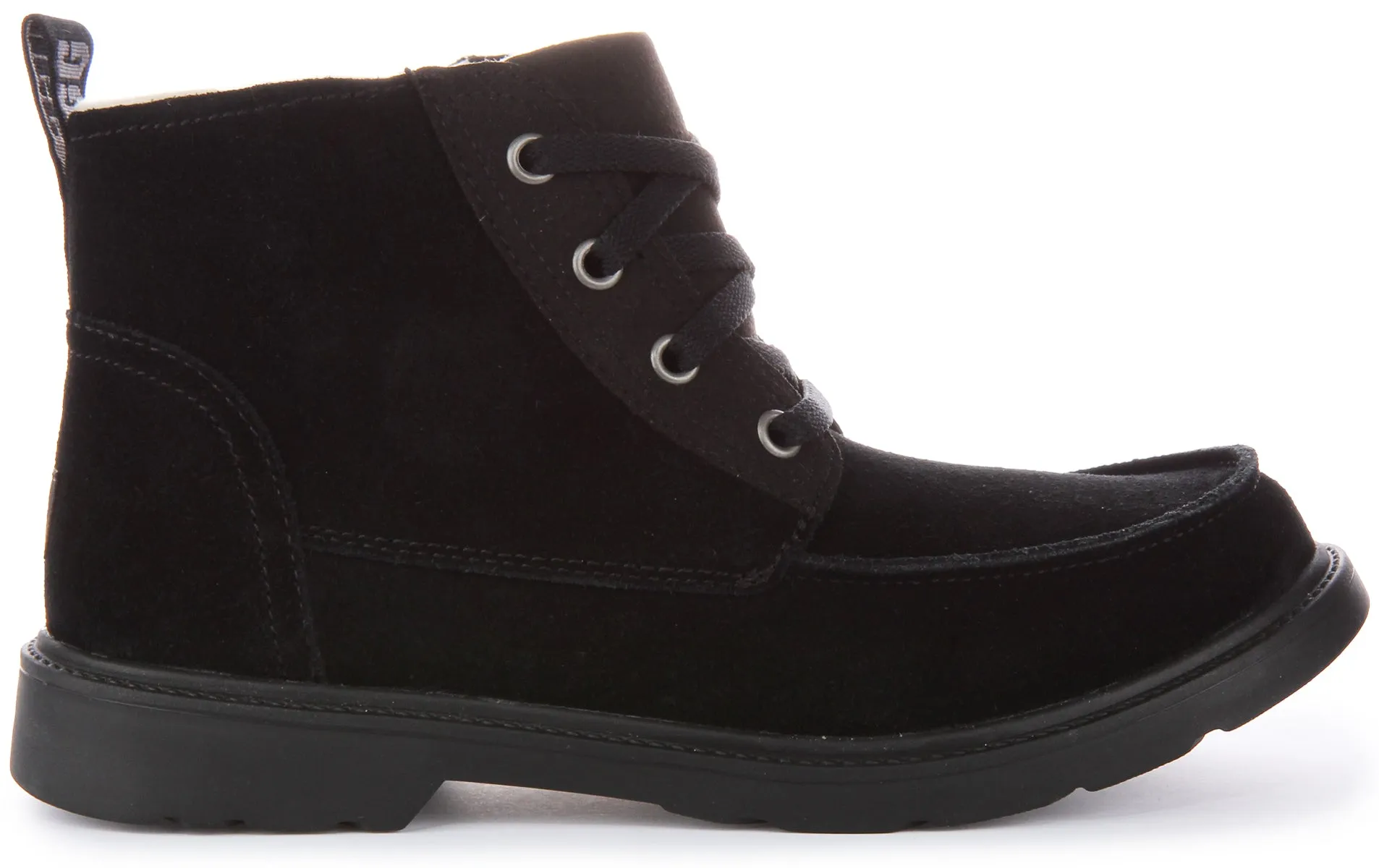 Ugg Australia K Chelham In Black Suede For Kids