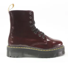 Vegan Jadon II 8 Eyelet Cherry Red Unisex Ankle Boots