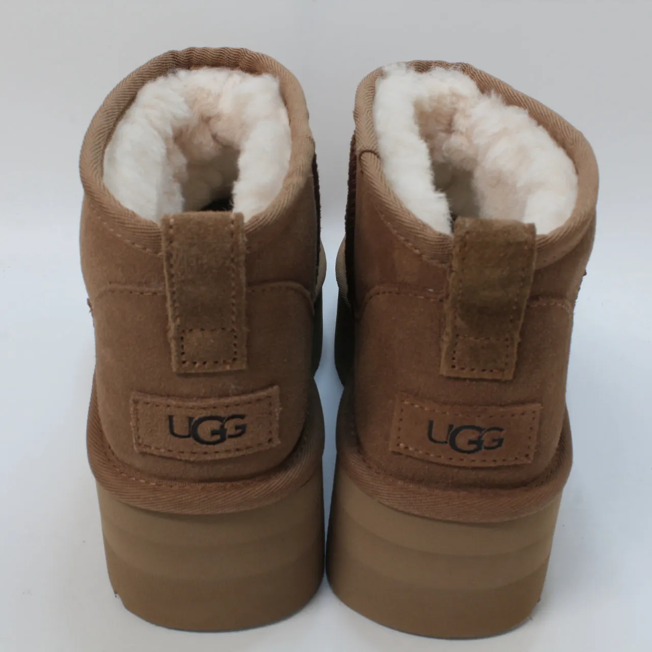 Womens UGG Classic Ultra Mini Platform Chestnut Uk Size 6