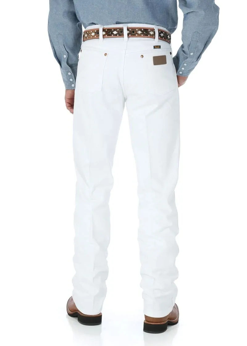 Wrangler Mens Jeans Cowboy Cut White