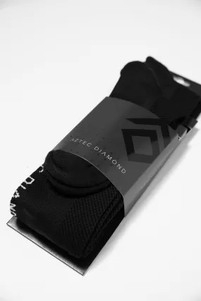 YR Black Technical Sock Twin Pack